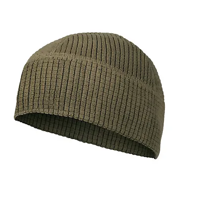 Grid Fleece Cap Beanie Polyester Winter Sports Gear Cold Weather One Size • $10.99