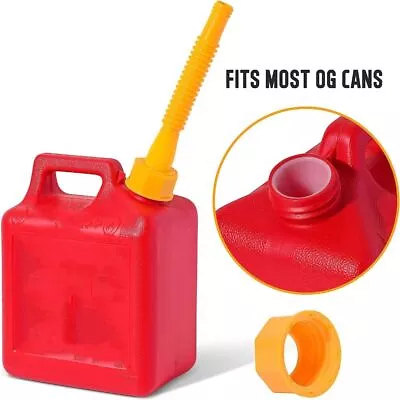 With Flexible Nozzles Gas Can Nozzle For Most 1/2/5/10 Gallon Oil Cans • $10.42