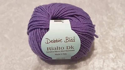 Debbie Bliss Rialto DK #23052 Lavender - Extra Fine Merino 50g • $10.95