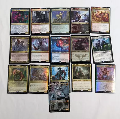 MTG CCG Various Commander Sets ASST'D LOT OF 16 LEGENDARY CREATURES MULTI COLOR • $21