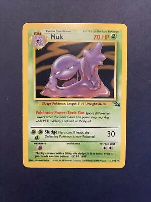Muk 13/62 Fossil Set Holo Rare Pokémon WOTC NM Condition 🔥 • £9.95