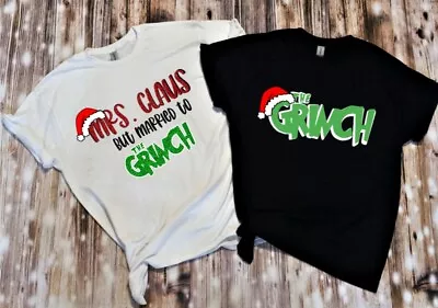 Grinch Christmas Shirt/ Couple Matching Shirts/unisex Shirts • $25