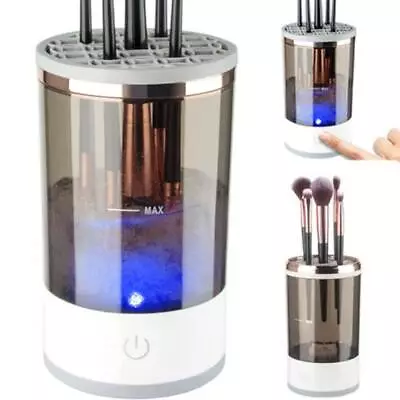 Automatic Brush Cleaner Electric Makeup Brush Cleaning Machine Fast Clean Dryer • £8.99