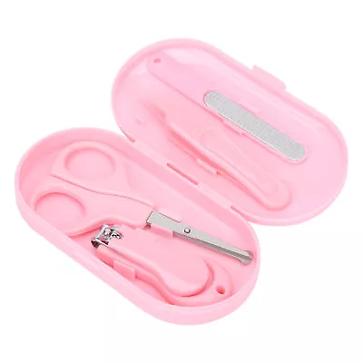 4Pcs Newborn Baby Baby Nail Care Kit Nail Clipper Tweezers Manicure Set For AUS • £7.17