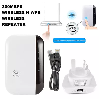 WiFi Signal Repeater Extender Range Booster Internet Network Amplifier UK • £8.89