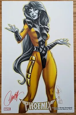 J. Scott Campbell Jean Grey 90s Marvel Girl Art Print Signed Poster Comics • $54.99