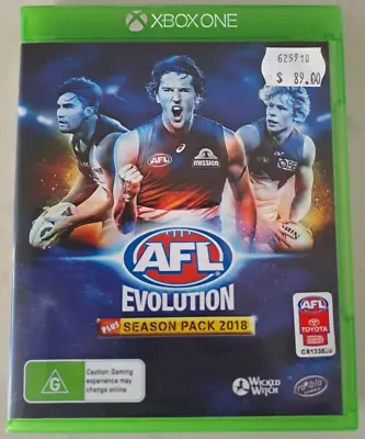 XBOX ONE - GAME - AFL Evolution - Season Pack 2018 - Disc + Booklet - VGC+ • $26.49