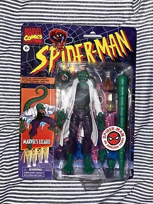 Marvel Legends Spiderman Retro Lizard Action Figure • £51.99