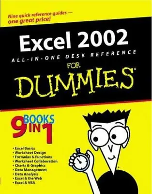 $4.92 • Buy Excel 2002 All-In-One Desk Reference For Dummies (R) By Harvey, Greg