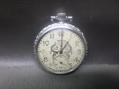 Vintage Elgin 7 Jewel Pocket Watch - 12 S - 1929 - As Found - Parts/ Repair • $20