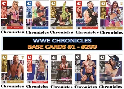 £2.95 • Buy Panini WWE Chronicles 2022 - Chronicle Base Cards #1 To #200