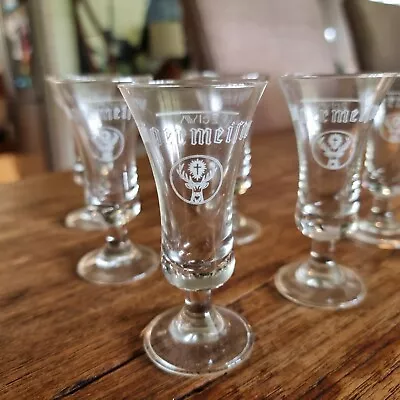 6 X Jagermeister Glasses 2cl Footed Shot Cordial • $49.95