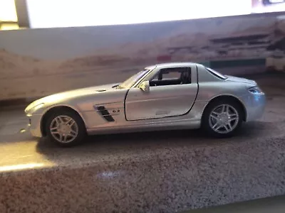  Mercedes Benz SLS AMG Kinsmart 5 Inch Diecast Model Toy Car 1:36 SILVER • $12.99