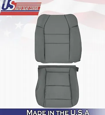 2004 2005 2006 For Acura MDX Passenger Top & Bottom Leather Seat Covers Gray • $337.85