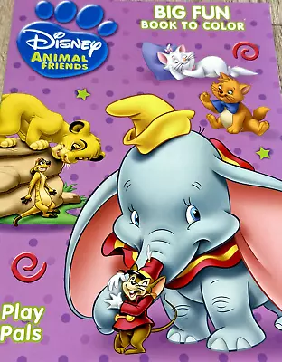 Big Fun Book To Color Disney Animal Friends Play Pals Colouring Book 80 Pages • $6.99