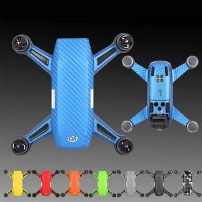 $20.75 • Buy Waterproof Carbon Fiber Skin Cover Sticker Parts For Drone DJI Spark Stickers