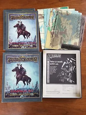 Forgotten Realms Campaign Set Complete Box Set - AD&D 1st Edition TSR • $249.99