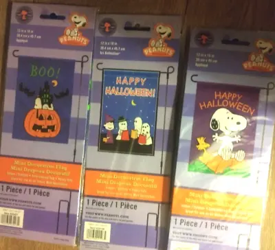 Peanuts Snoopy & The Gang Fall/Halloween Mini Garden Flag--CHOOSE 1 • $15.99