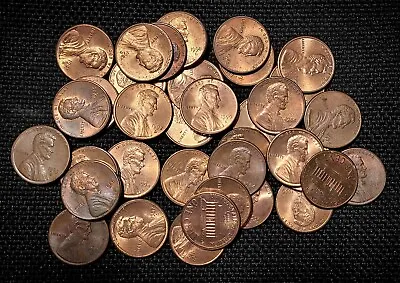 $4.99 • Buy 36x USA 1 Cent Pennies Assorted 1984 - 1995 Circulated Coins Lincoln