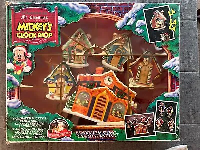 Mr. Christmas Mickey’s Clock Shop Singing Holiday Decoration - Missing Parts • $49.95