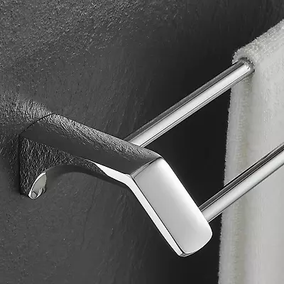 Double Towel Bar 24 Inch Towel BarTowel Rack For Bathroom SUS304 Stainless Ste • $41.71