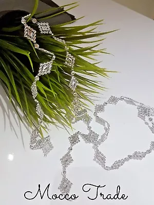 £9.99 • Buy  Diamante/ Diamonte Rhinestone Effect Mesh Ribbon Cake Trim 