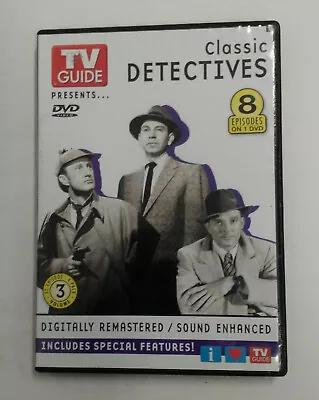 CLASSIC DETECTIVES (1950s) (8 TV Episodes) B&W. Condition: VERY GOOD • $5