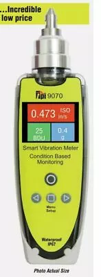 TPI 9070 SMART VIBRATION METER Vibration Monitoring And Analysis Tool AUTHORIZED • $549.97