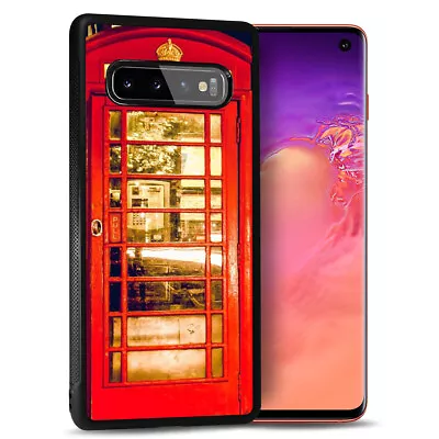 ( For Samsung S7 Edge ) Back Case Cover PB12295 Red Phone Booth • $9.99