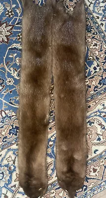 Set Of 2 Real Mink Skin Pelt Fur Vintage Unique Excellent • $119.95