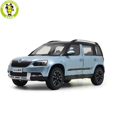 1/18 VW SKODA YETI Spare Tire Version Blue Diecast Model Car Gifts For Friends • £38.40