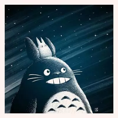 My Neighbor Totoro By Bruce Yan Ltd Edition X/ Poster Print Mondo MINT Movie Art • $50