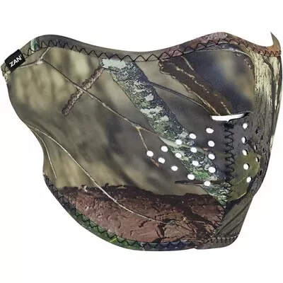 Zan Headgear WNFM270H Neoprene Mens OSFM Mossy Oak Camo Half Face Mask • $14.37