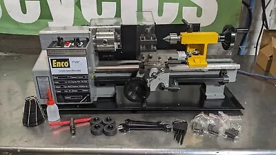 ENCO 7″ X 12″ Compact Lathe Variable Speed 110 V Single Phase 3/4 Spindle Bore • $636.51