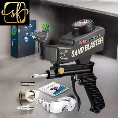 Kit Blaster Gun Sand  For Air Compressor Paint/Rust Remover For Metal Wood & G • $94.99