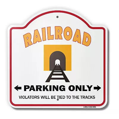 Railroad 18  X 18  Heavy-Gauge Aluminum Architectural Sign • $43.99