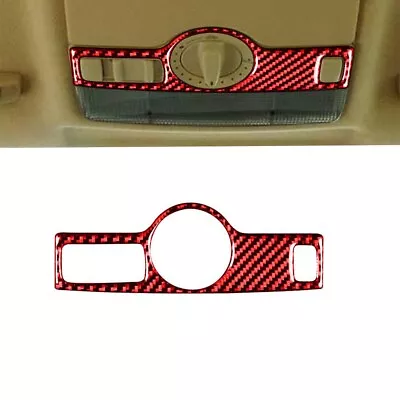 $12.53 • Buy For VW Golf MK4 GTI Jetta 99-04 Red Carbon Fiber Reading Light Cover W/ Sunroof 