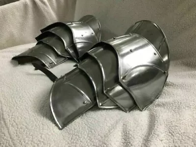 Medieval Knights Pauldron Sword-breaker Shoulder Armor Mede From Metal Gift Item • $91.36