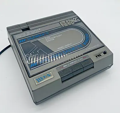 Solidex Ultimax 2 8000a Video Cassette Rewinder - VHS Rewinder - Vintage • $21.95