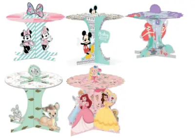 £9.99 • Buy Disney Cardboard Cartoon Cupcake Stands For Wedding Birthday Receptions Treats 