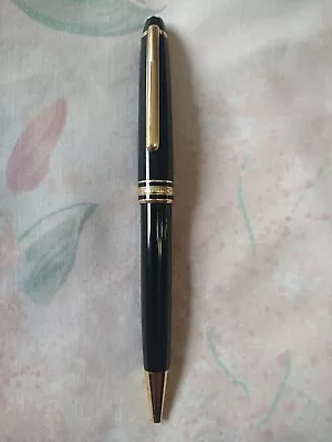 Genuine Montblanc Meister Stuck Black Resin Ball Point Pen Made In Germany  • $100