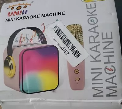 Mini Karaoke Machine For Kids AdultsPortable Bluetooth Karaoke Speaker. • $13