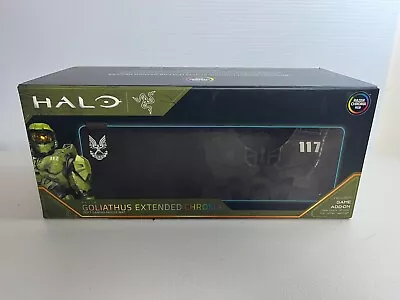 Razer Goliathus Extended Chroma RGB Gaming Mouse Mat Halo Infinite BNIB • $85