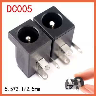 $1.79 • Buy 12V DC Power Barrel Jack Socket PCB Mount Connector Female For Laptop 2.1/2.5mm