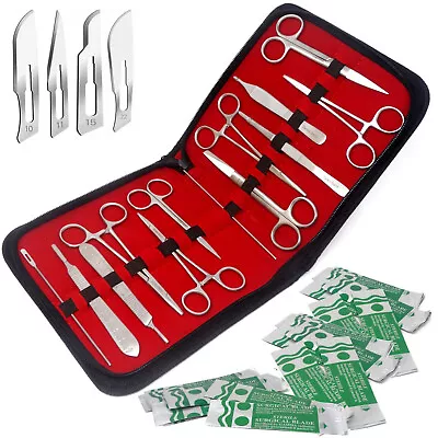 53 Pcs Minor Surgery Dissection Dissecting Student Kit Surgical Instruments • $20.99