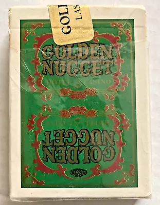 Golden Nugget Green Playing Cards Hotel And Casino Downtown Las Vegas Gambling • $85