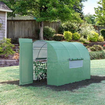 £93.99 • Buy Reinforced Steel Walk-in Polytunnel Greenhouse With Door And Windows (3 X 2M)