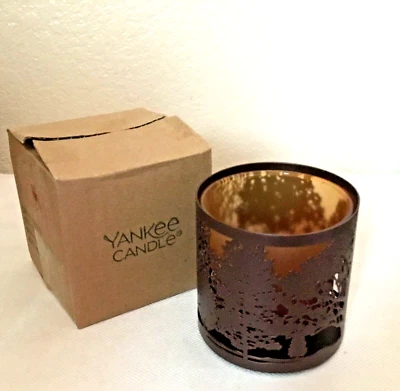 $12 • Buy Yankee Candle ~ “Trees  ~ Votive/Tea Light Candle Holder ~ #1694022 ~ New