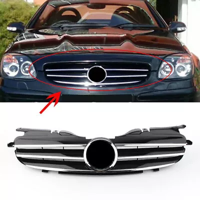 Black 3-PIN Front Upper Grill For Mercedes Benz R170 W170 AMG SLK Class 1998-04 • $113.88