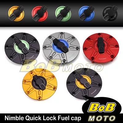 CNC FCR Keyless Fuel Tank Gas Cap For Honda CBR600RR CBR1000RR ABS CBR1100XX • $50.85